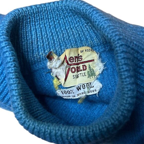 American Vintage 60s 70s Wool Sweater Women’s Small - Picture 6 of 7